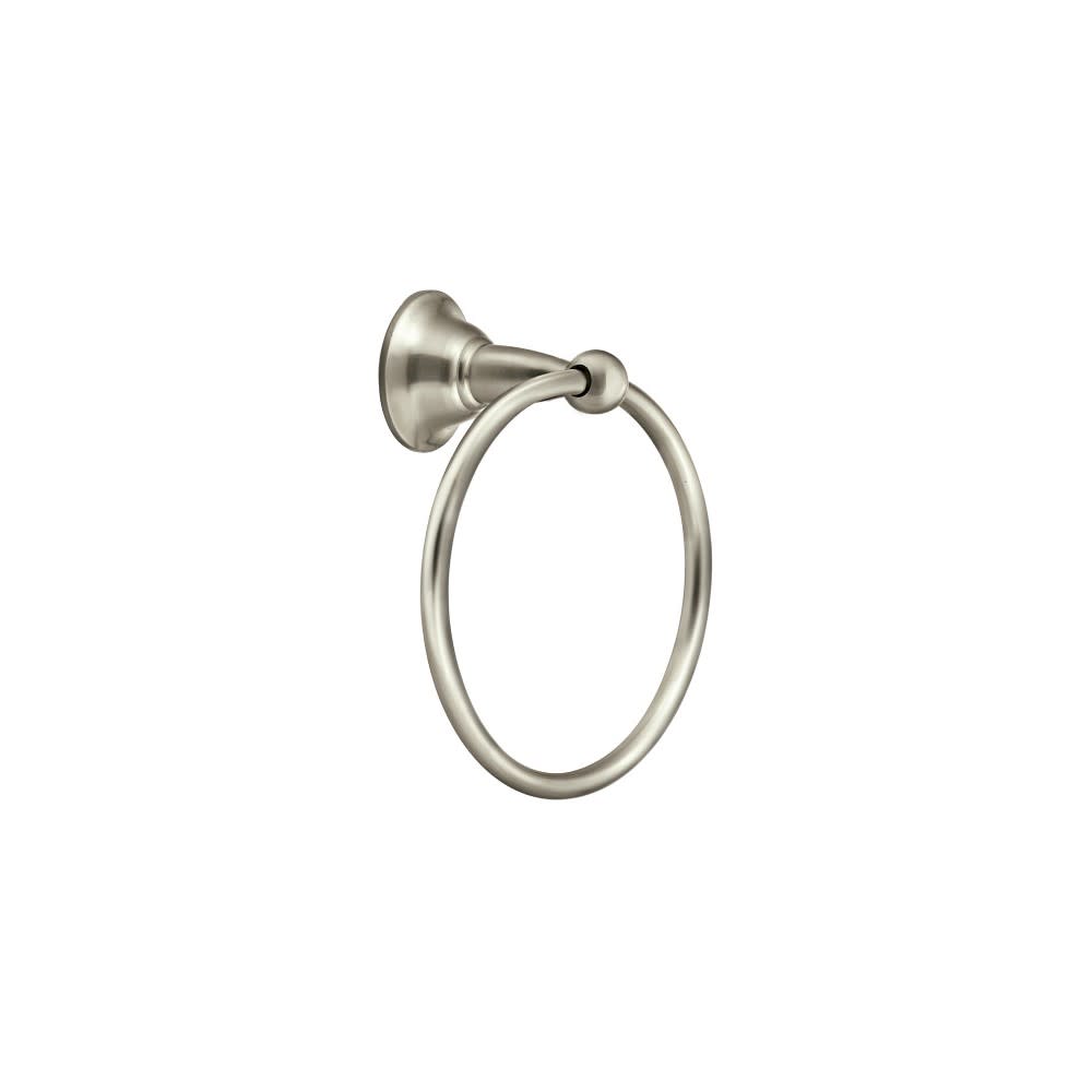 Moen Sage  Towel Ring Brushed Nickel Brass