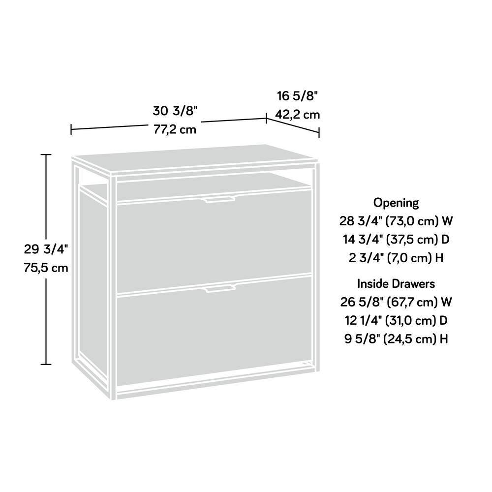 SAUDER International Luz Diamond Ash Lateral File 423301