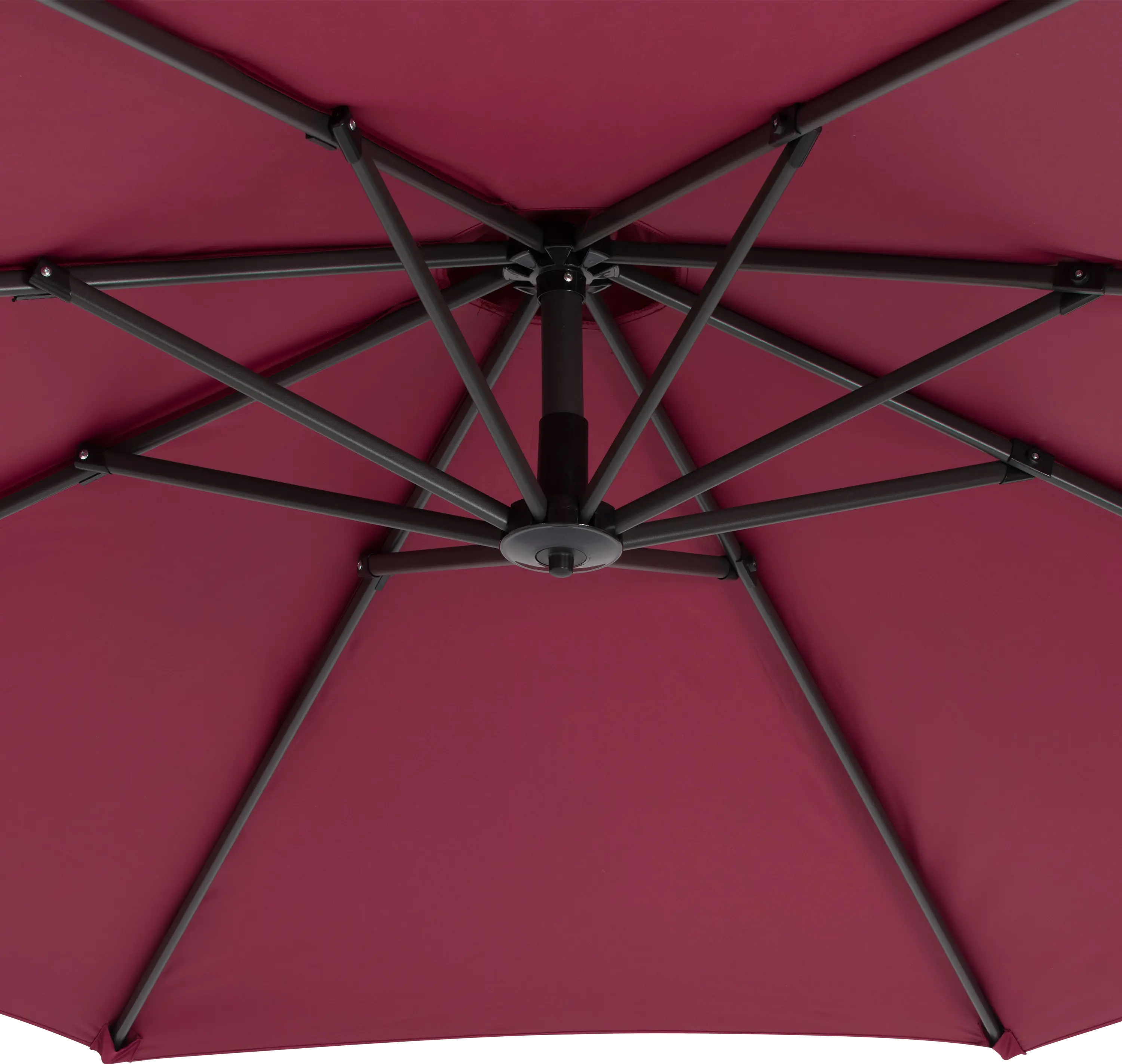 9.5 ft Cantilever Patio Umbrella in Wine Red