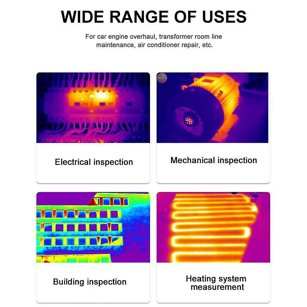 Nf-521 Infrared Thermal Imager Camera Floor Heating Detector Temperature Imaging Imager 200000 Pixels 8gb Micro Tf Card