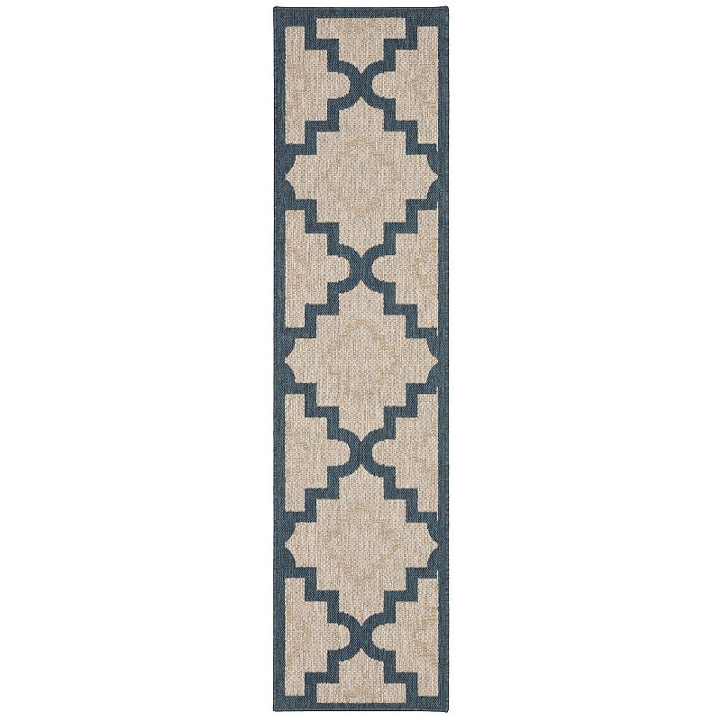 StyleHaven Lafayette Quatrefoil Trellis Indoor Outdoor Rug