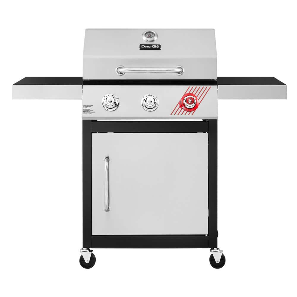 Dyna-Glo 3-Burner Propane Gas Grill in Stainless Steel with TriVantage Multifunctional Cooking System DGF371CRP-D