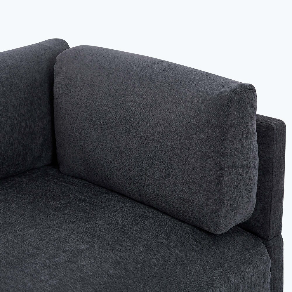 Upholstery Convertible Sectional Sofa L Shaped Couch with Reversible Chaise