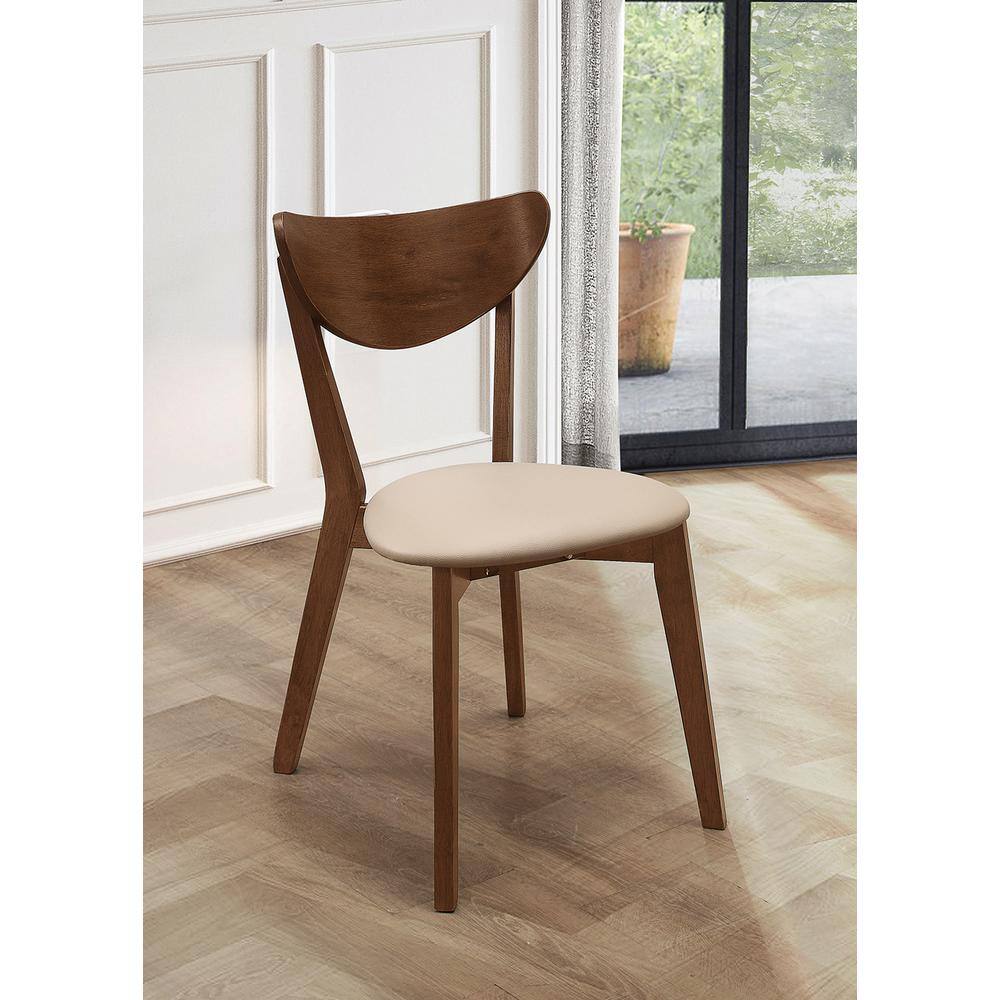 Coaster Kersey Collection ChestnutCappuccino Wooden Dining Chair (Set of 2) 103062