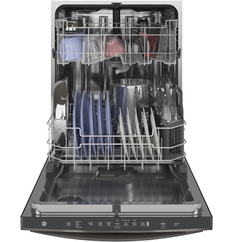 Ge Appliances GDT645SFNDS Ge® Top Control With Stainless Steel Interior Dishwasher With Sanitize Cycle & Dry Boost With Fan Assist