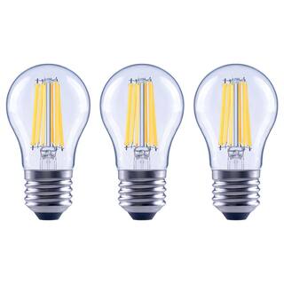 EcoSmart 100-Watt Equivalent A15 Dimmable Appliance Fan Clear Glass Filament LED Vintage Edison Light Bulb Daylight (3-Pack) FG-04205