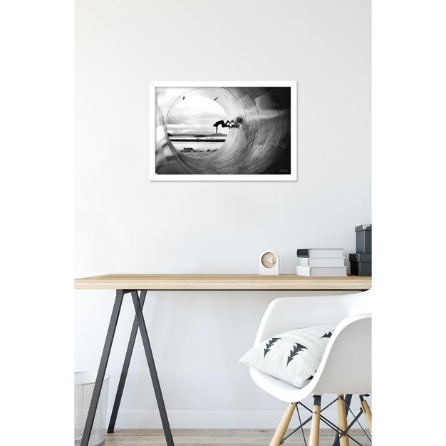 Trends International Skateboarding Tube Framed Wall Poster Prints