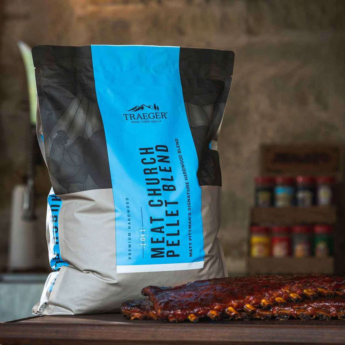 Traeger Limited Edition Meat Church Blend Wood Pellets  18lbs