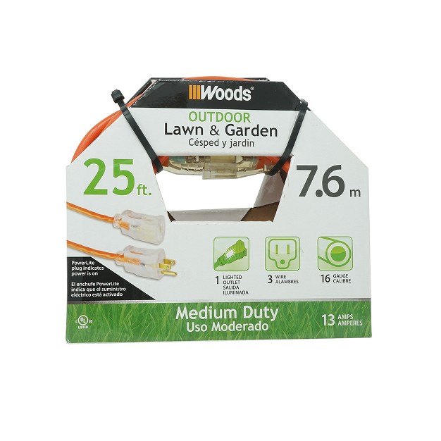 Woods 25 x27 Extension Cord