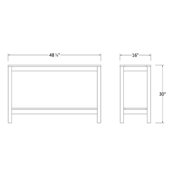 Cambridge Casual Surfside Outdoor Console Table