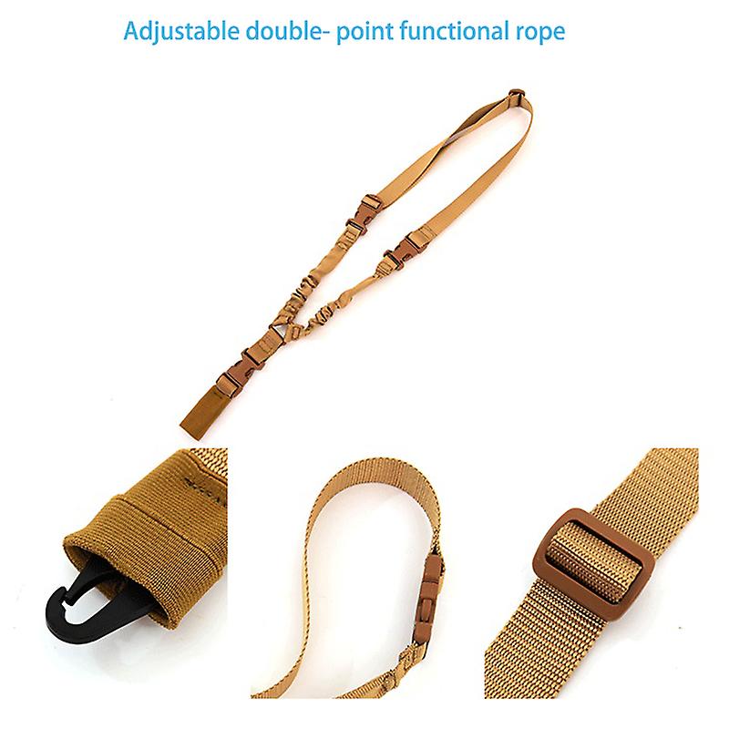 Shot Gun Belt Hunting Accessories Tactical Gear Tactical Single Point Gun Sling Shoulder Strap Rifle Rope Belt With Metal Buckle