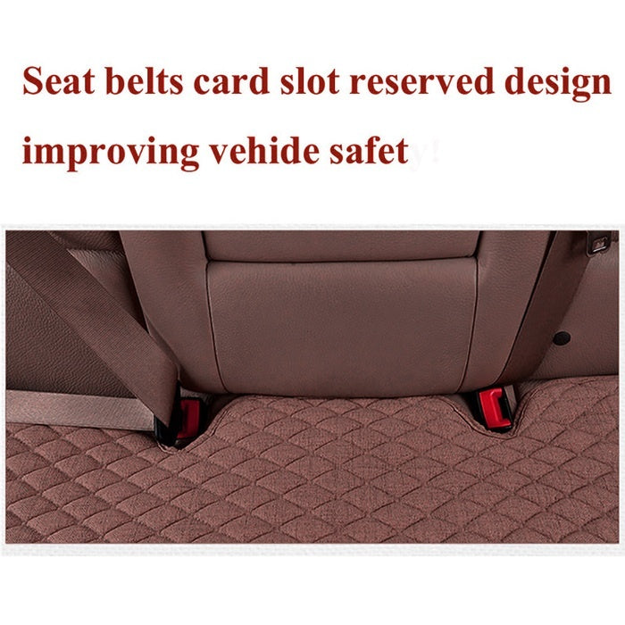 Harupink Universal Front Rear Row Car Seat Cover Pad Mat Auto Chair Cushion Breathable Car Accessories