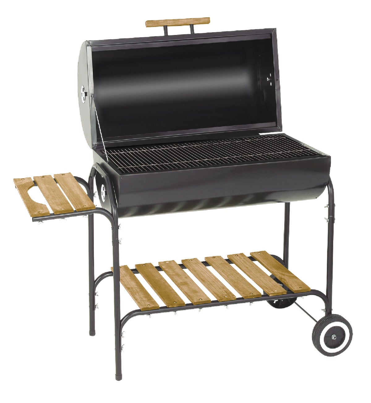 Kay Home Products Barrel Charcoal Grill Black