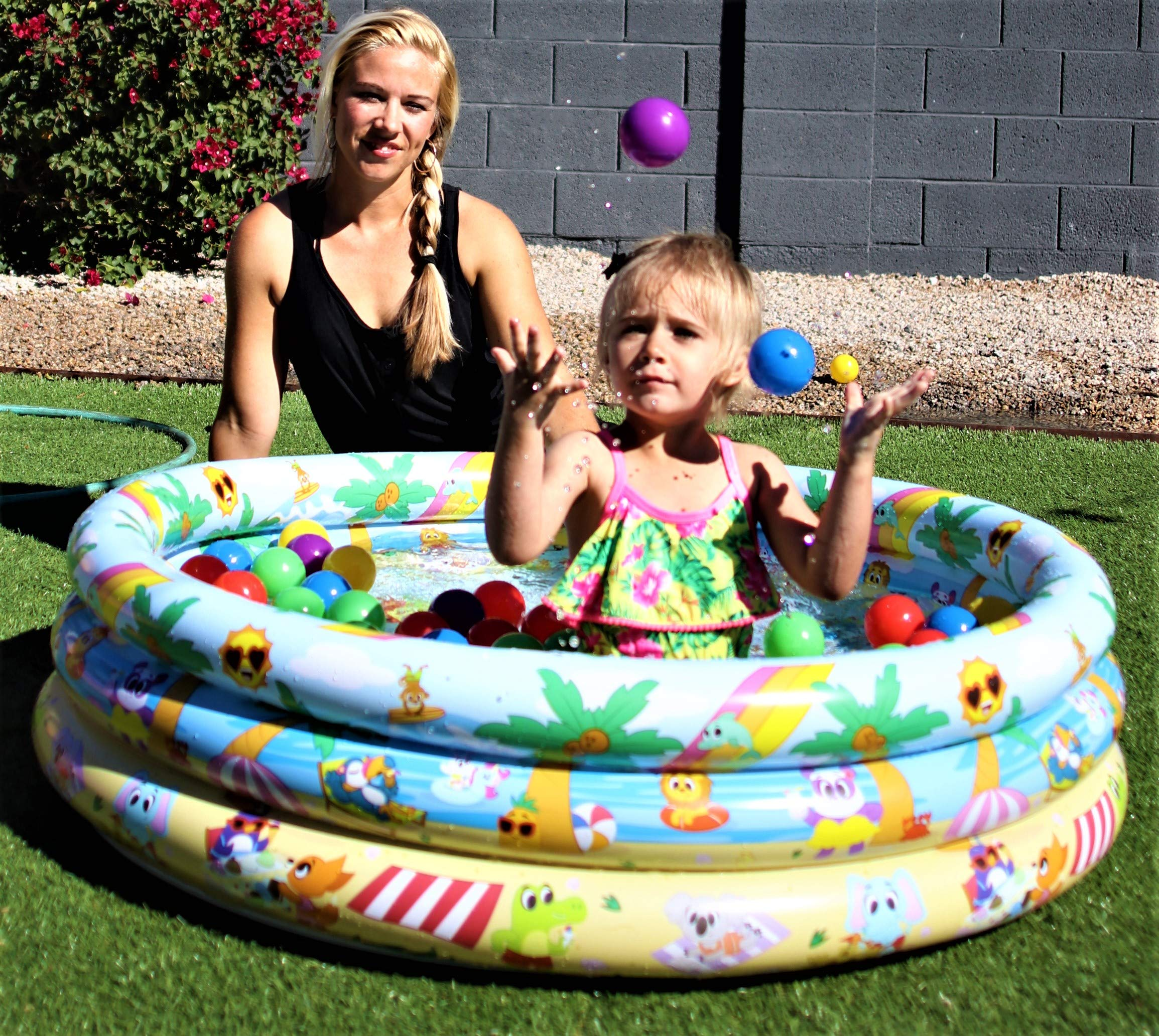 Clearance - Ocean & Beach Inflatable Kiddie Pool Set