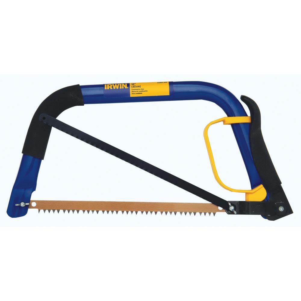 12 In. Combination Saw with Wood Cutting and Hacksaw Blades