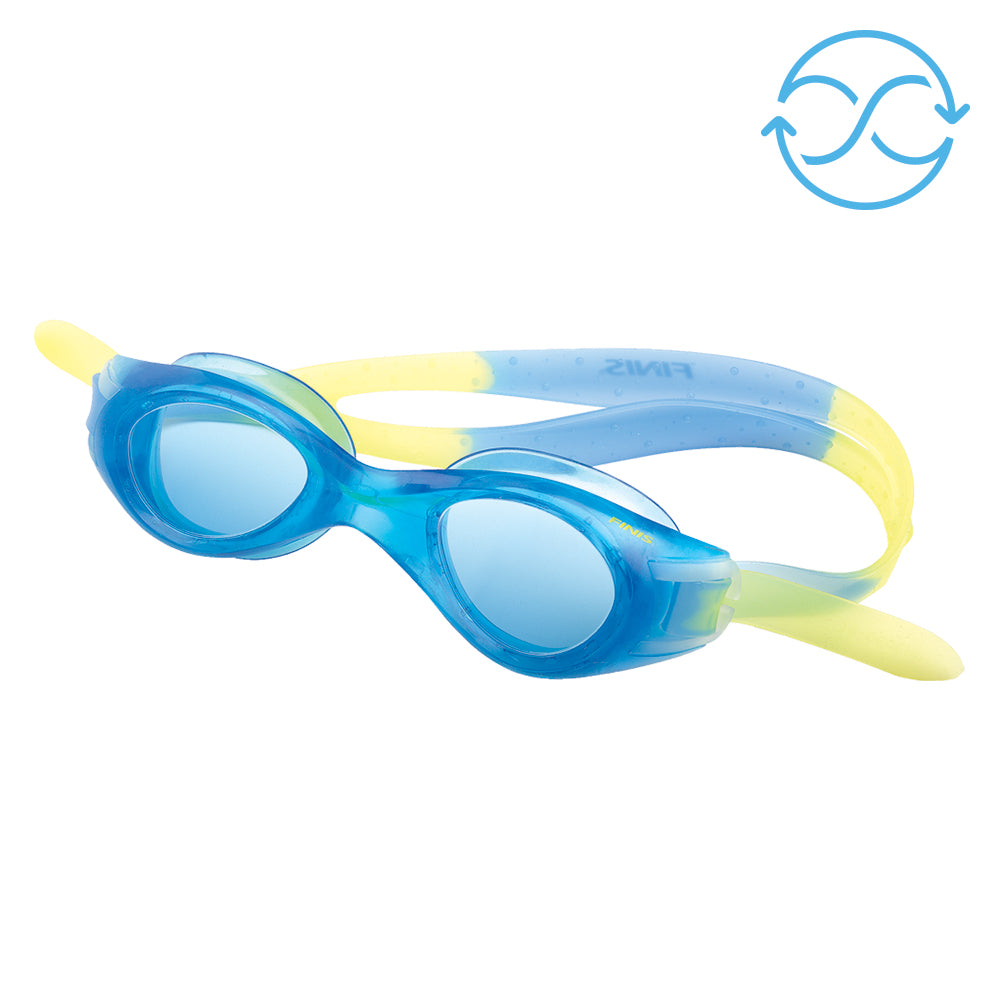 FINIS Nitro Blue and Yellow Swimming Sport Goggles