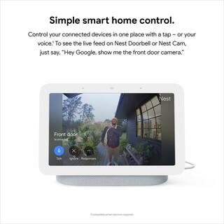 Google Nest Hub 2nd Gen - Smart Home Speaker and 7 in. Display with Google Assistant - Mist GA02308-US