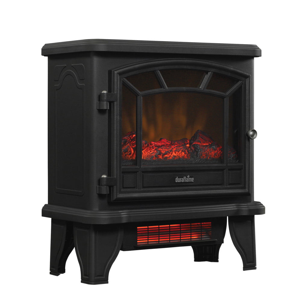 Duraflame® Infrared Quartz Electric Fireplace Stove Heater, Black