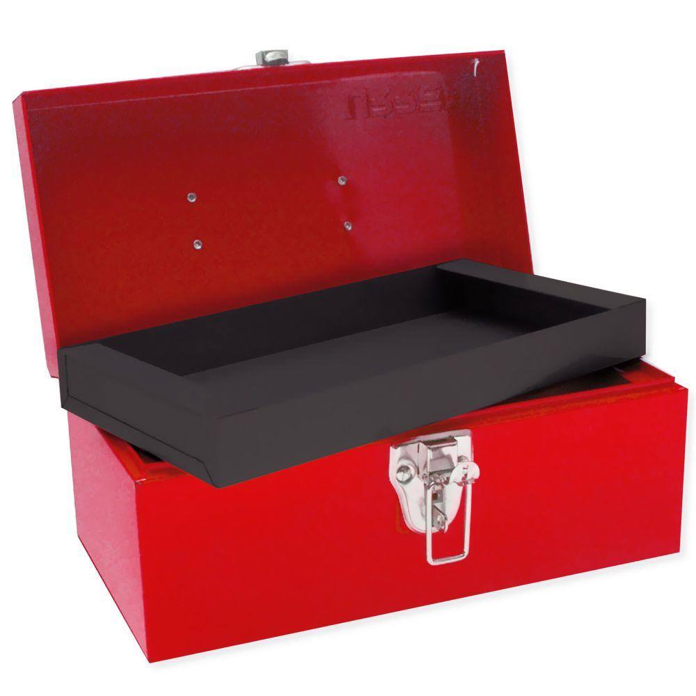 URREA Heavy Duty Metal Tool Box - 11 in. X 6 in. X 5 in. D1