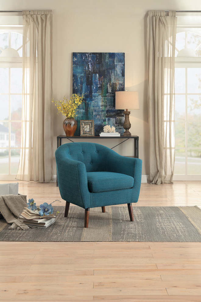 Baylor Accent Chair   Midcentury   Armchairs And Accent Chairs   by Lexicon Home  Houzz