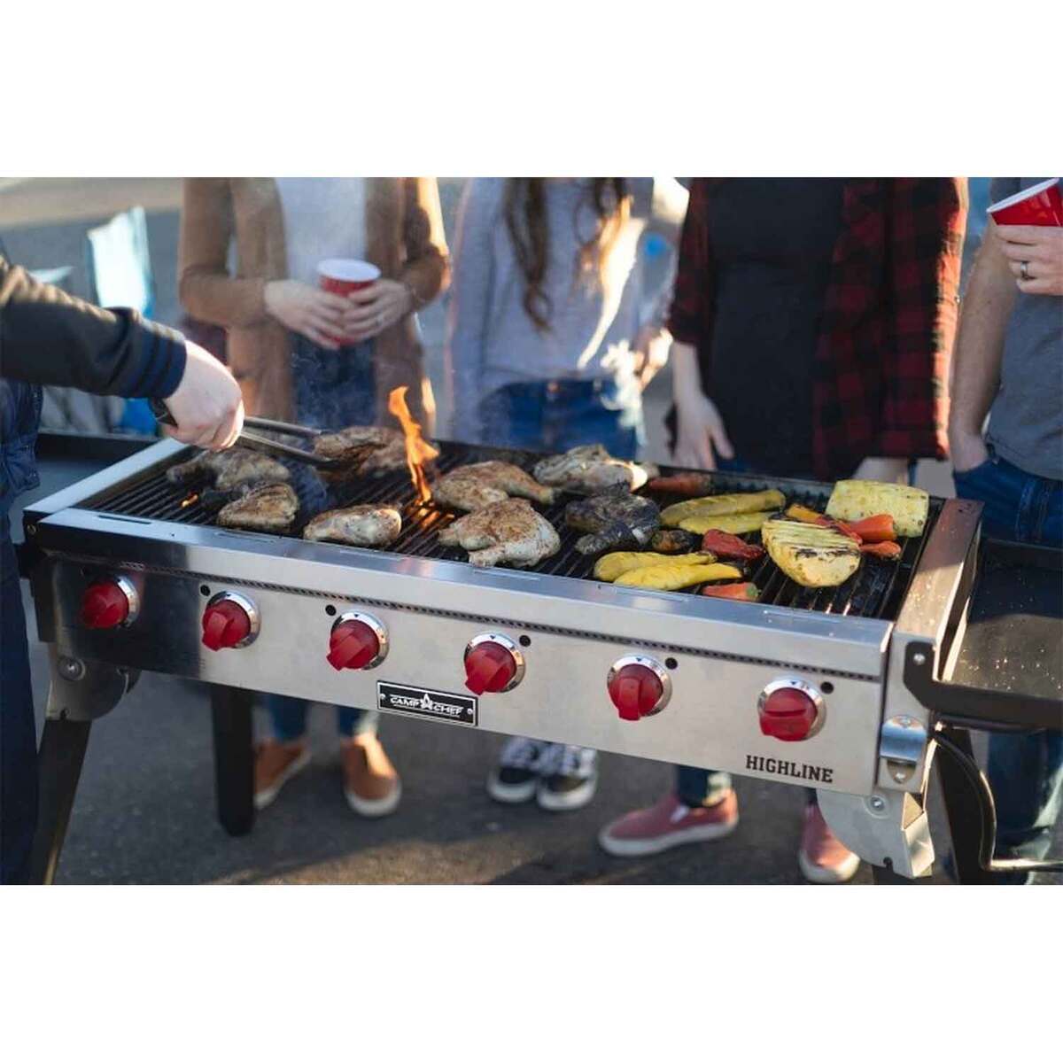 Camp Chef Highline Event 6 Burner Grill  Silver