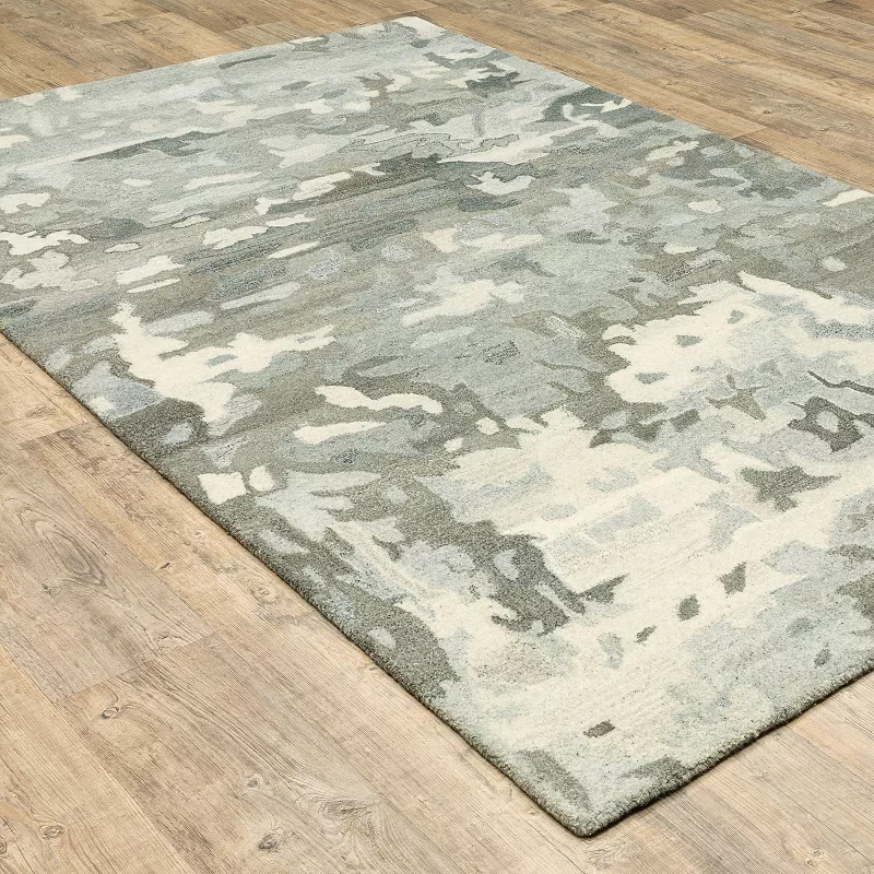 StyleHaven Anna Abstract Shadows Wool Rug