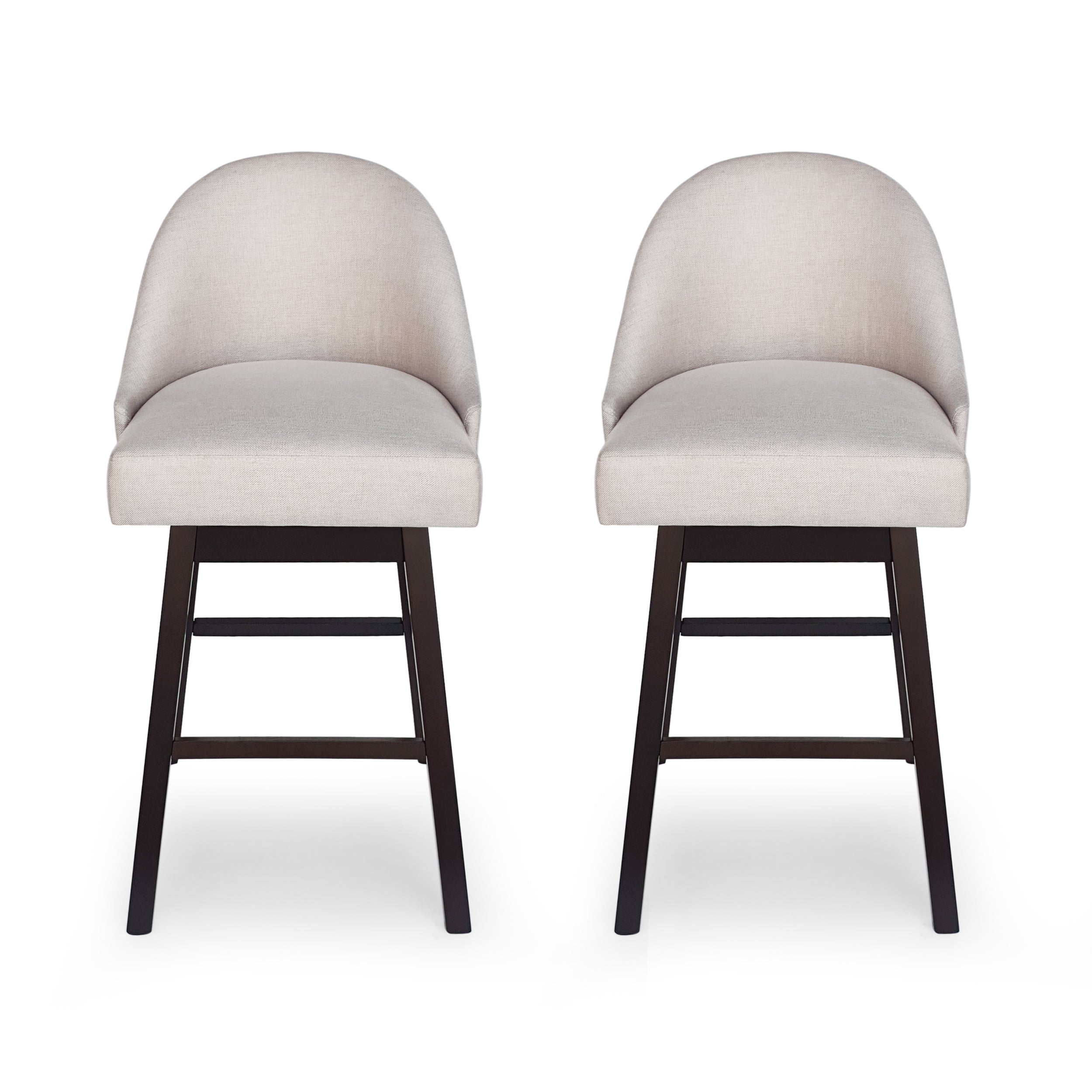 Andriel Modern Upholstered Swivel Bar Stool