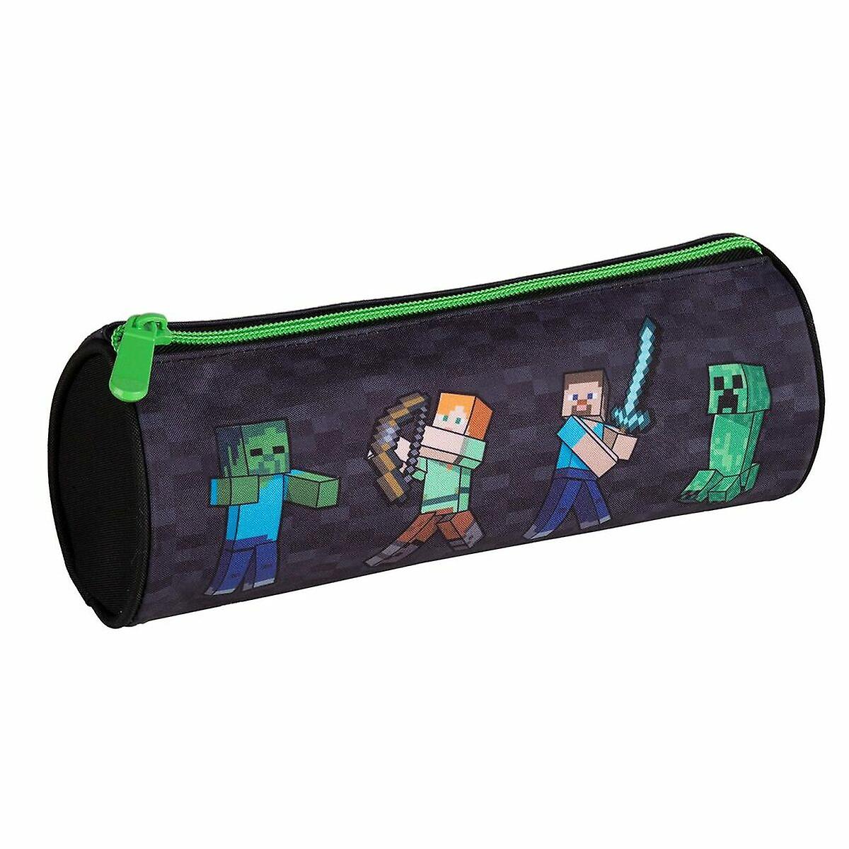 School Case Minecraft Creeper Black 22 x 8 x 8 cm (1 Piece)