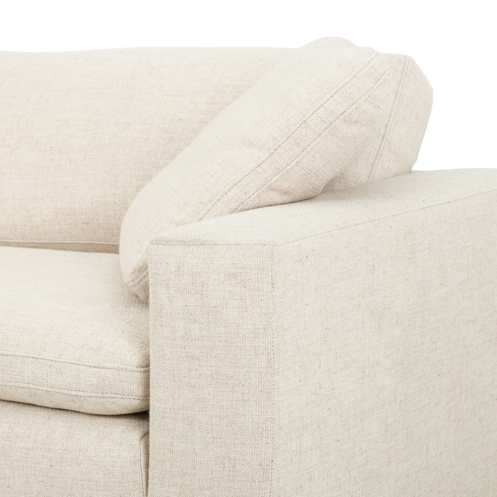 Plume Sofa  96 quot  Thames Cream   Transitional   Sofas   by Four Hands  Houzz