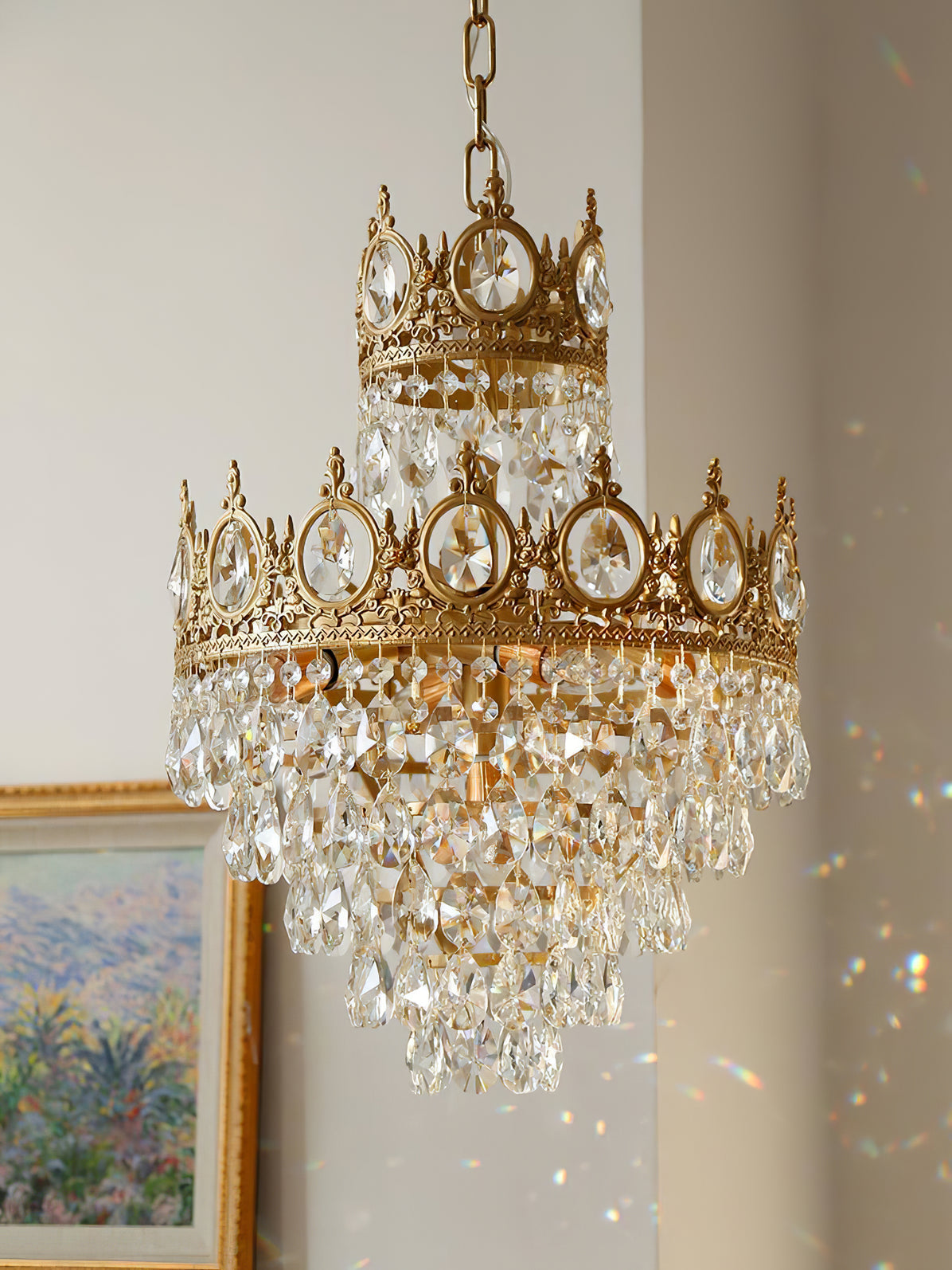 Vintage Crystal Chandelier