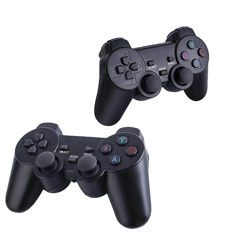 Mini Retro Game Stick 4k Hd 2.4g Wireless 10000 Games 64gb Classic Gaming Gamepads Tv Family Controller For Ps1/gba/md