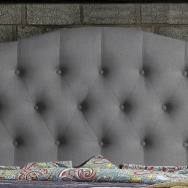 Basia Adjustable Upholstered Panel Headboard - - 29381596