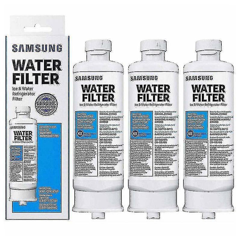 3 Pack Refrigerator Filter For Da97-17376b Haf-qin Da97-08006c