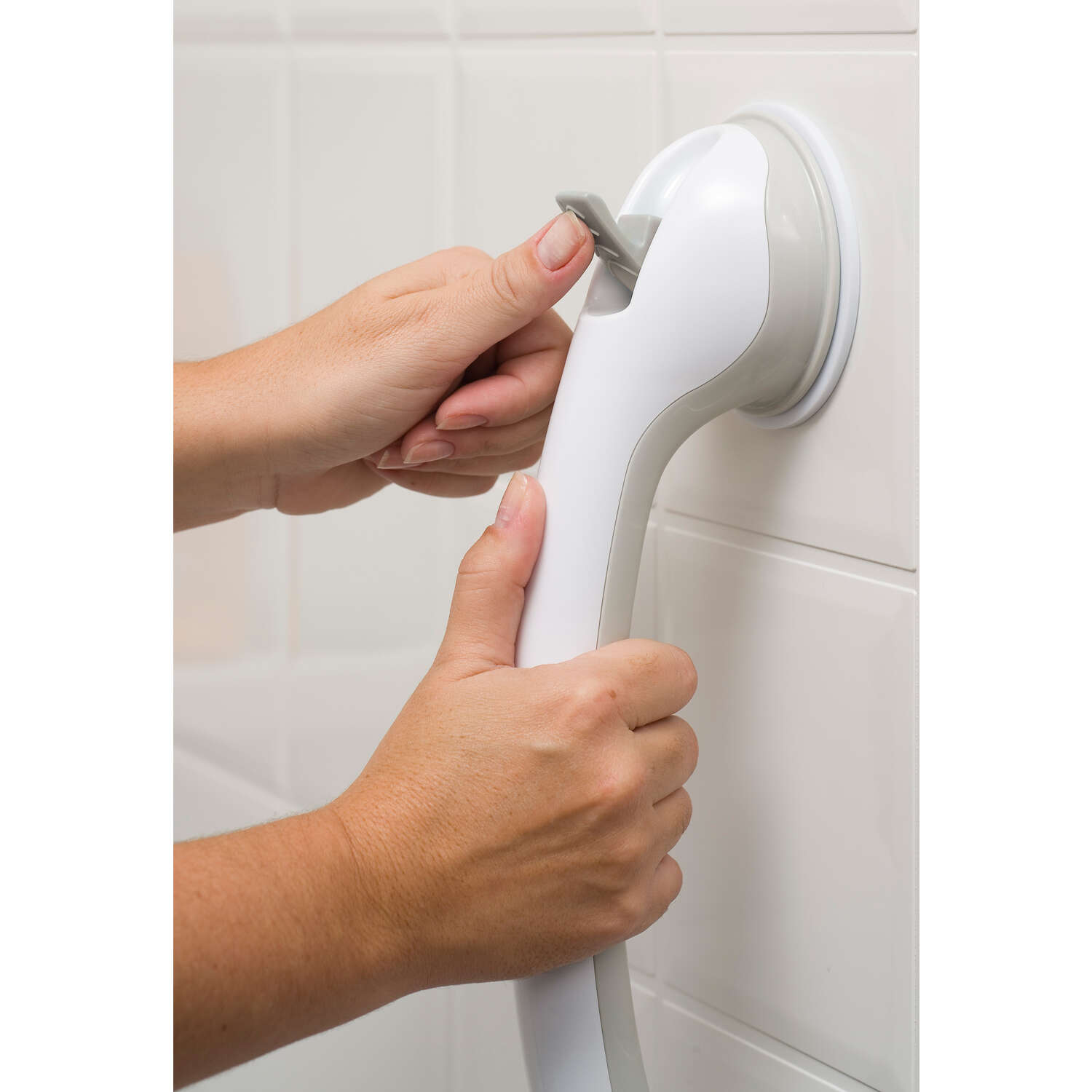 Safe-er-Grip 16 in. L Polished Plastic Grab Bar