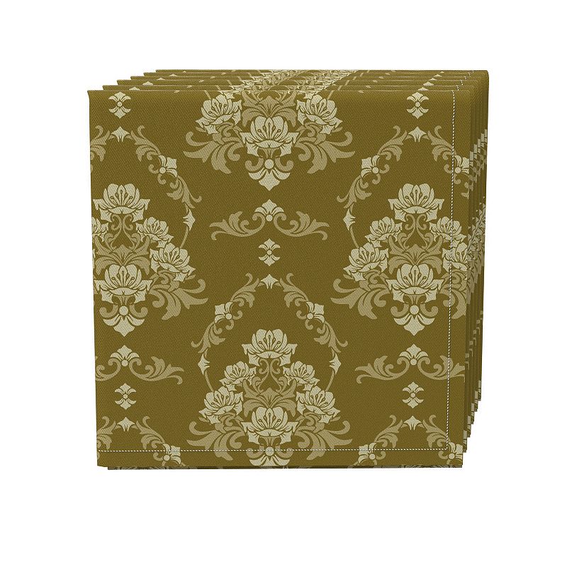 Napkin Set of 4， 100% Cotton， 20x20， Floral 155