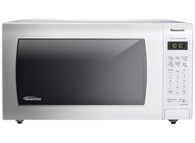 Panasonic 1.6 Cu. Ft. White Microwave With Inverter