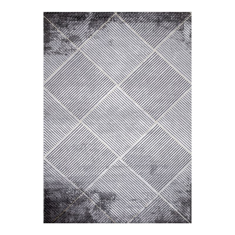 Concord Global Brighton Matrix Geometric Area Rug