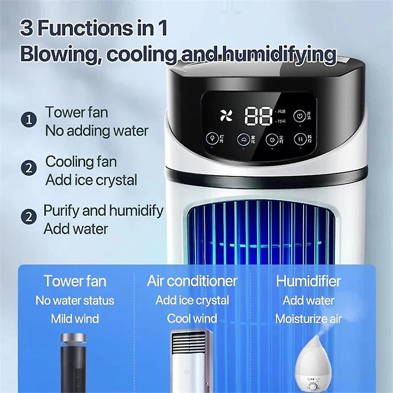 2023 New Mini Air Cooler Home Portable Air Conditioner Office Desktop Refrigeration Fan Air Humidifier