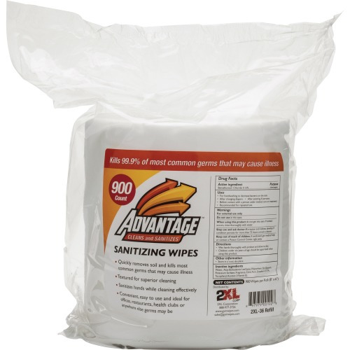 2XL Advantage Sanitizing Wipes  TXLL36