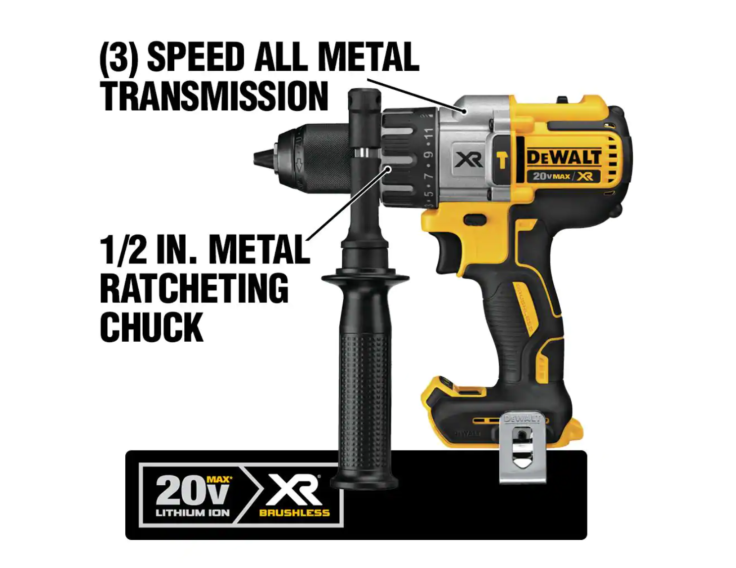 DEWALT DCK299D1T1 20-Volt MAX Cordless Brushless Combo Kit (2-Tool) with (1) FLEXVOLT 6.0Ah Battery， (1) 20-Volt 2.0 Battery and Charger