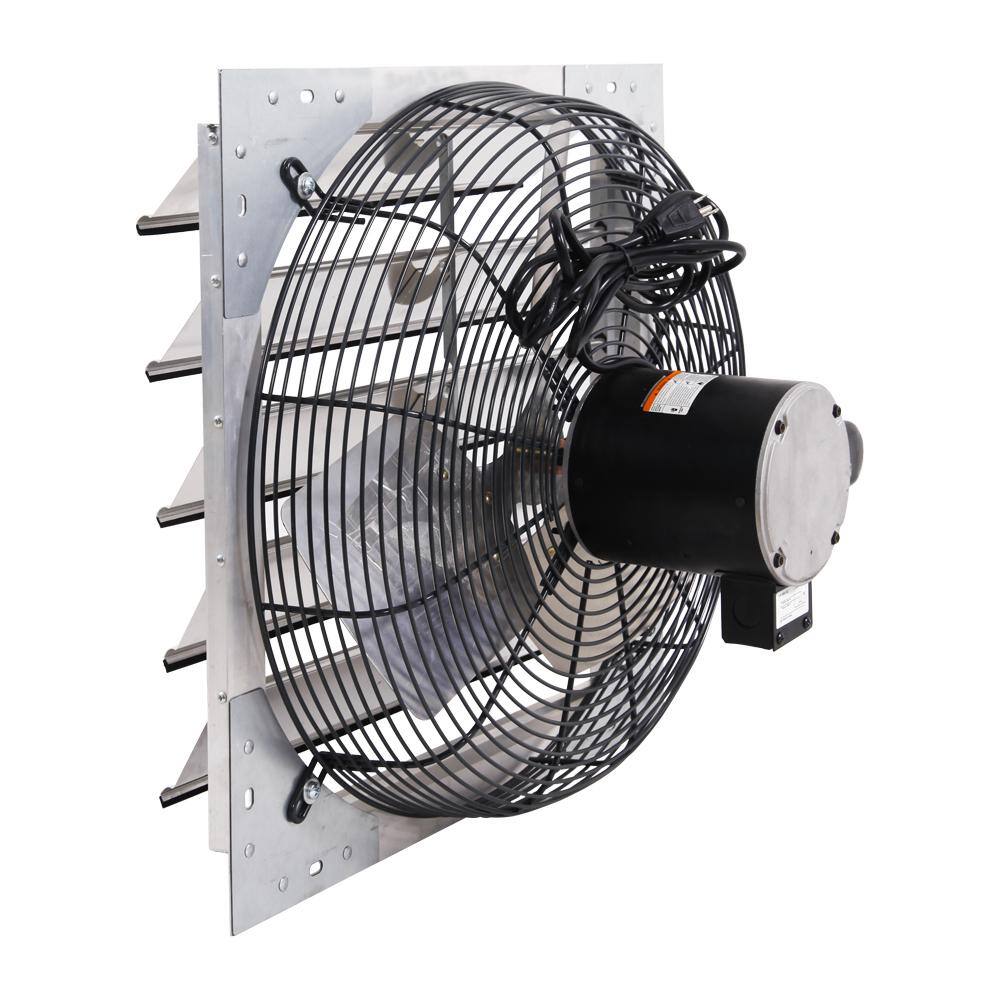 Hessaire 3340 CFM Shutter Exhaust Fan Wall Mounted 20SFV-H