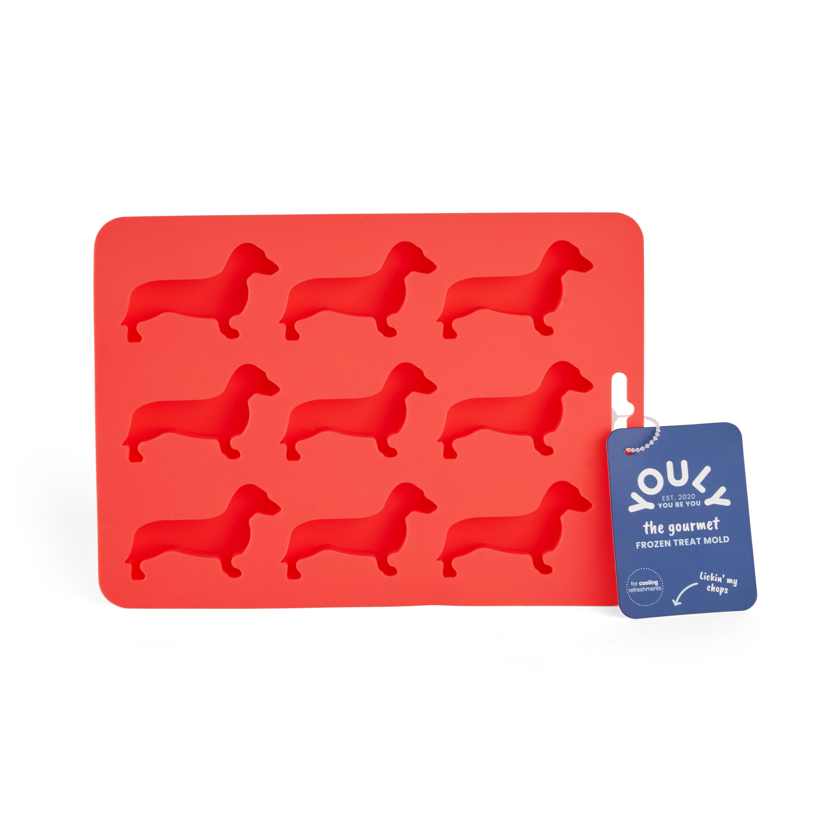 YOULY Coral Dog Ice Mold， Medium