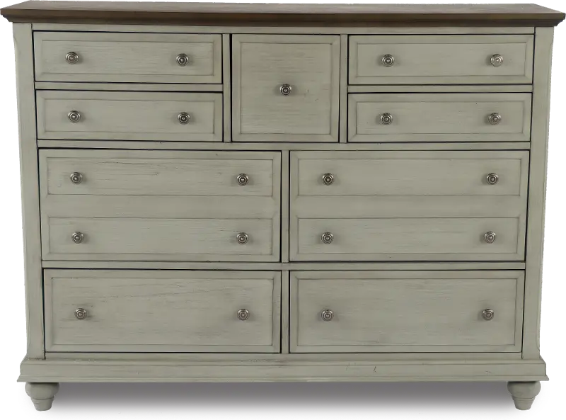 Mystic Hills Light Gray Dresser