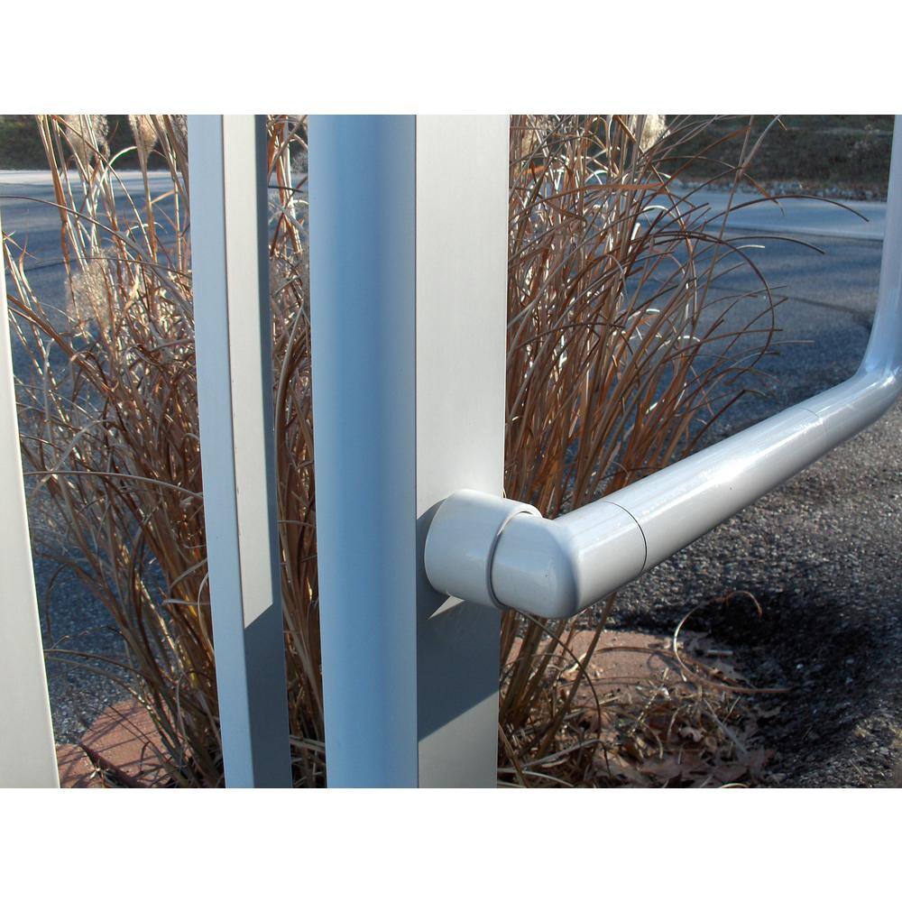 EZ Handrail Hammered Black Aluminum 90 Degree Miter Hand Rail Elbow EZA500-HB