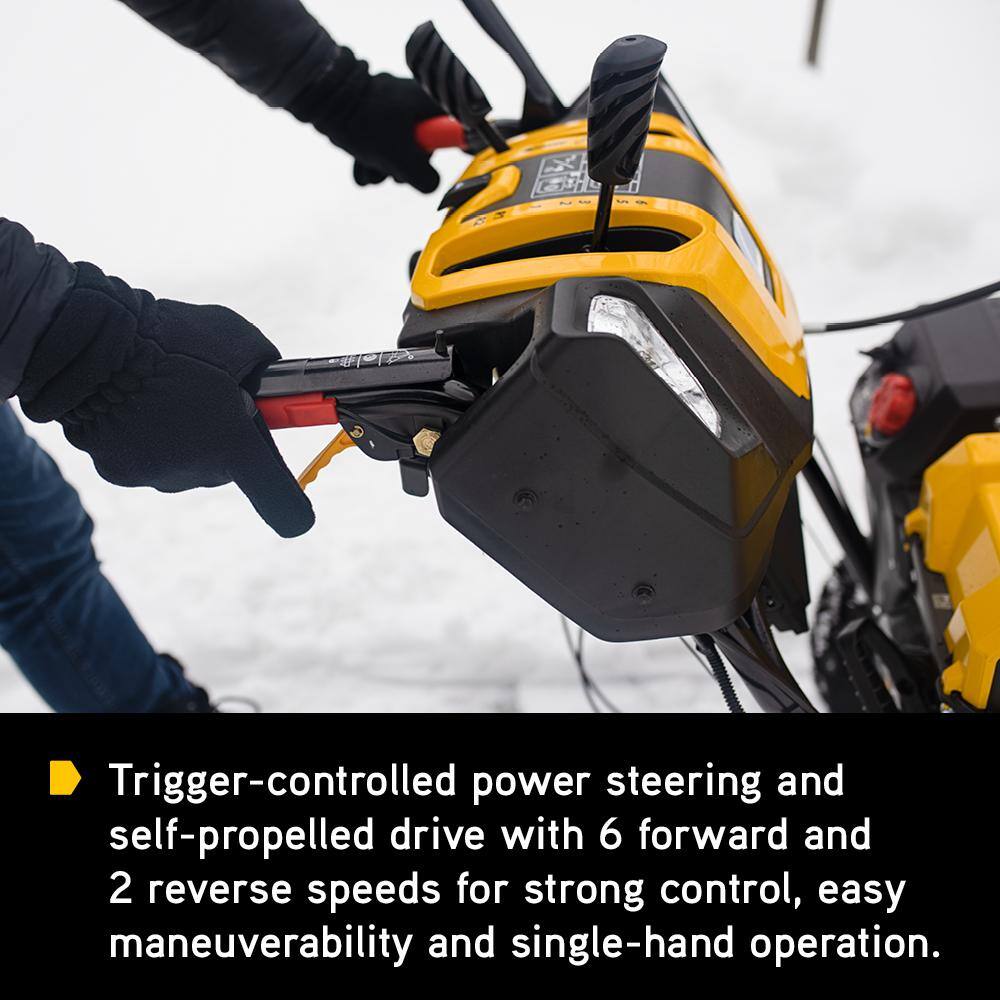 Cub Cadet 2X 26 in. 243cc IntelliPower Track Drive Two-Stage Electric Start Gas Snow Blower with Power Steering and Steel Chute 2X 26 TRAC IP