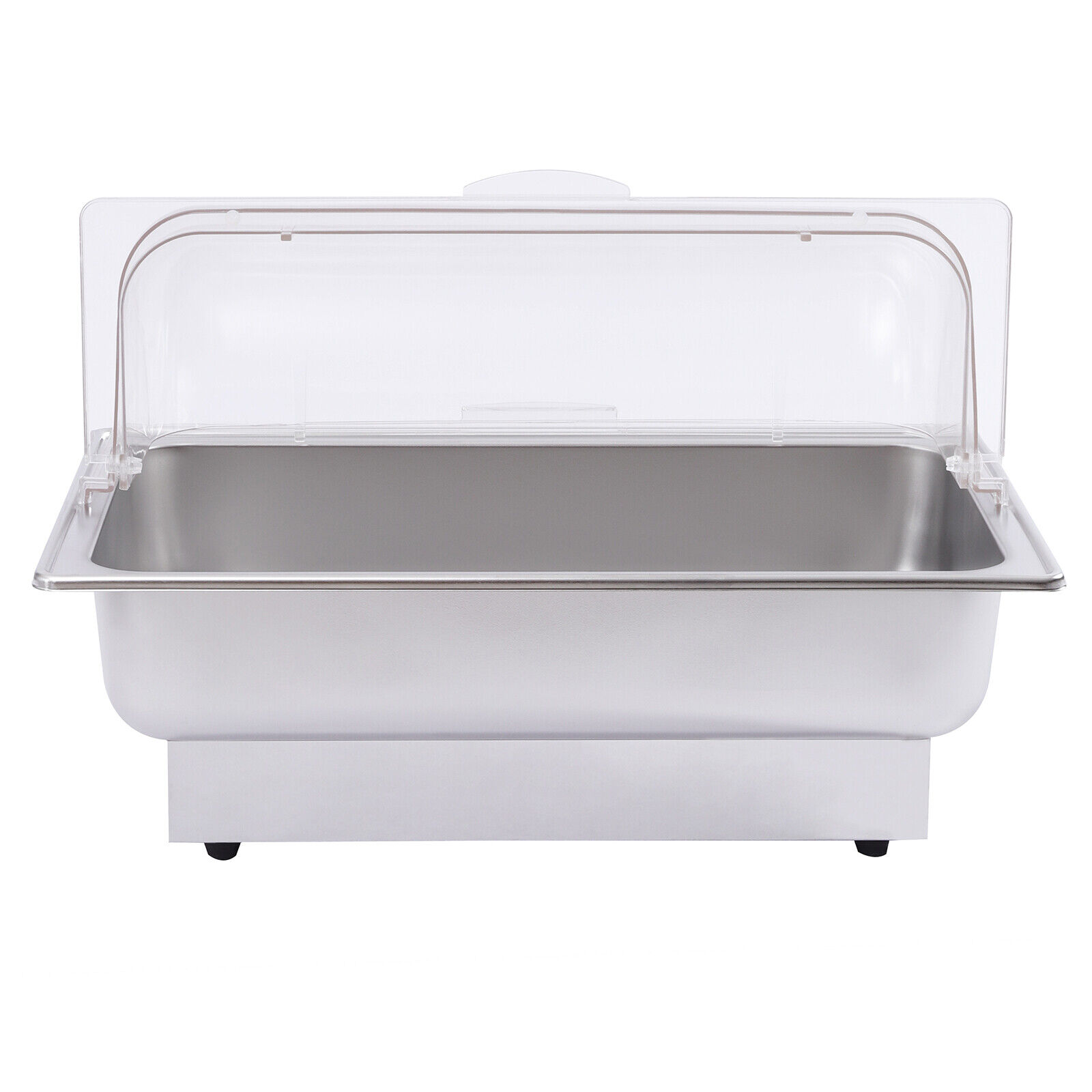 14L/14QT Anti-dry Electric Chafing Dish Stainless Steel+PC Buffet Stove 30℃-90℃ Electric Chafing Dish Set Stainless Steel+PC 110V w/ Food Trays 14L/14QT