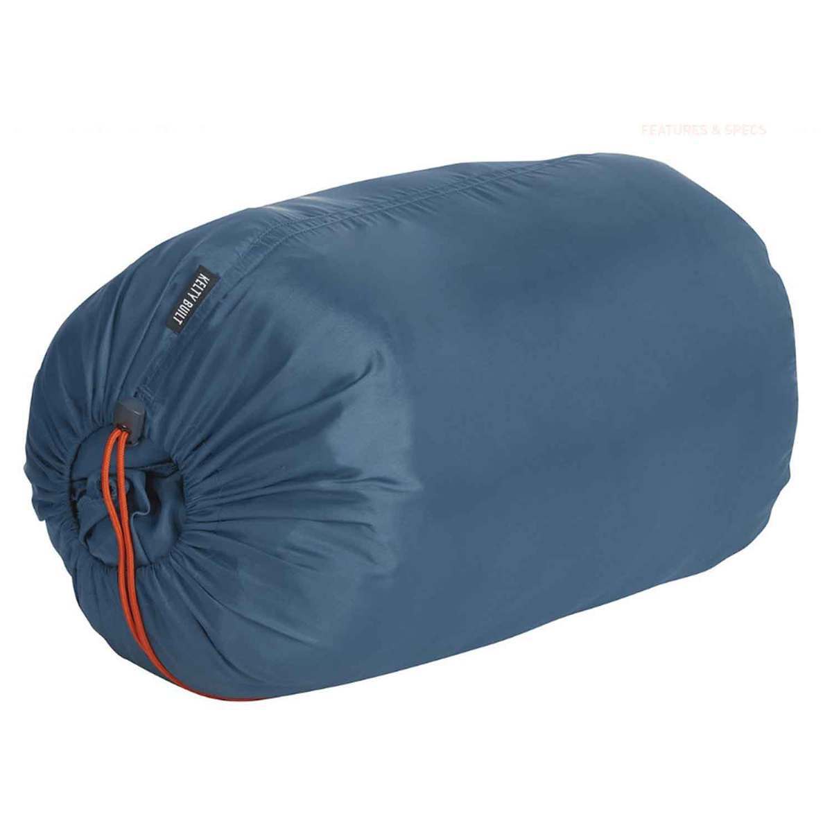 Kelty Women's Mistral 20 Degree Regular Mummy Sleeping Bag  Blue