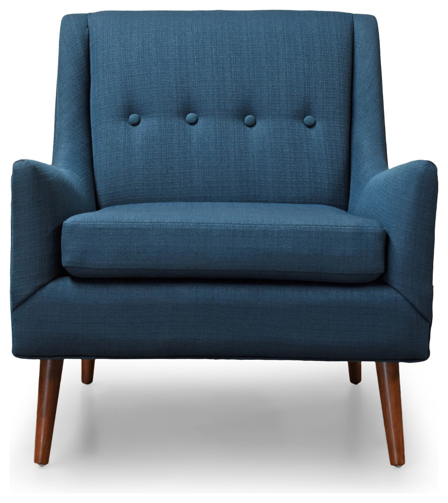 Rex Lounge Chair   Midcentury   Armchairs And Accent Chairs   by Gingko Furniture  Houzz