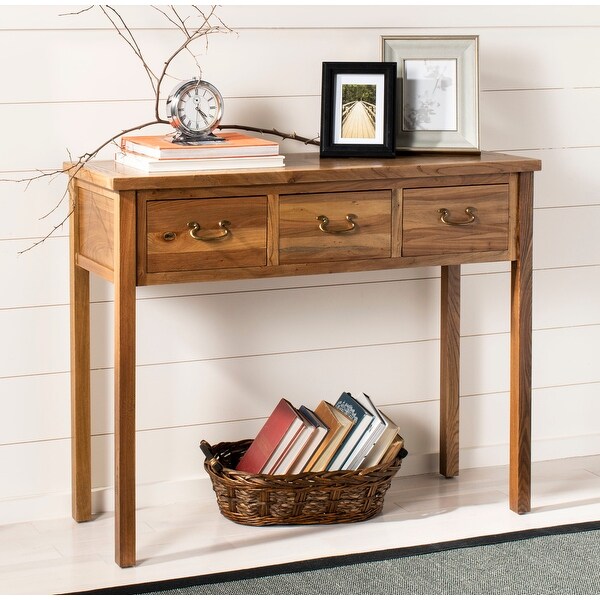 SAFAVIEH Cindy Oak Console - 39.4