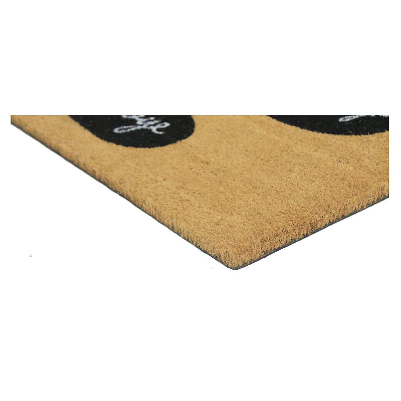 Sonoma Goods For Life® Hello Goodbye 18'' x 30'' Coir Doormat